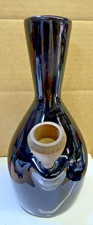 Org THE DEALER” Mediterranean “ Bong Black Ceramic Pipe Unused  1970's picture