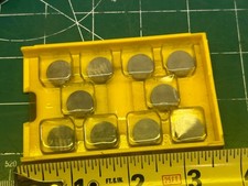 MACHINIST HmDrcB TOOL LATHE MILL Kennametal Round Carbide Inserts DS 164 K68 picture