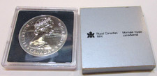 1885-1985 Royal Canadian Mint Moose National Park Mint Proof Silver Dollar Coin picture