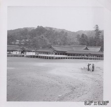 Miyajima Island Japan Hiroshima Beach Pavilion Architecture VINTAGE PHOTO picture