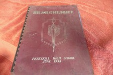Antique Yearbook June 1938 Searchlight Peekskill High School picture