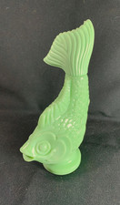 (MJS 6) Vintage EMPTY Avon Jadeite Sea Spirit Cotillion Foaming Bath Oil Bottle picture