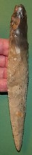 DAGGER TYPE II . WITH NICE FLAKING. DANISH NEOLITHIC DAGGER. restored tip picture