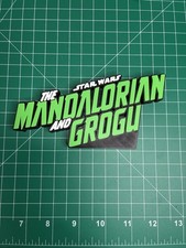 3D Printed Star Wars The Mandalorian And Grogu Logo Sign Display picture