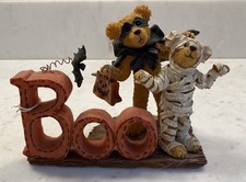 Boyds Bearstone Collection Gordon & Mumster “Did We Scare Ya” Halloween 2009. picture