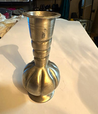 Vintage AVO Pewter Norway Vase 7.5” Scandinavian Modern Nordic #5423 picture