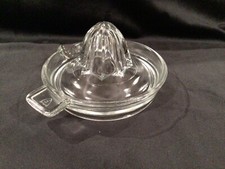 Vintage FEDERAL Glass small Juicer / Reamer Clear Glass picture