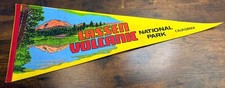 Vintage Lassen Volcanic National Park Pennant California Souvenir Collectible picture