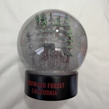 Redwood Forest California Fog Globe National Parks Conservancy Award Winner NIB picture