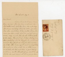 1883 East Lempster NH Handwritten Letter Stoughton MA Colds Illness Piglets Born picture