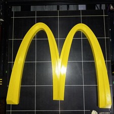 SALE McDonald’s Big “M” 3D Advertising Sign Golden Arches 19