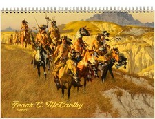 2026 Wall Calendar (12pg) Vintage Western Illustration by Frank McCarthy picture