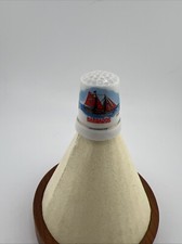 Vintage Barbados Porcelain Thimble New READ picture