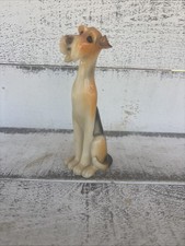 Vintage Airedale Terrier 6” Long Neck Resin Figure picture