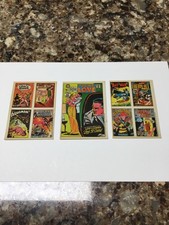 1969 TOPPS DC COMIC COVER STICKERS 3 TOTAL YOUNG LOVE BATMAN PHANTOM STRANGER picture