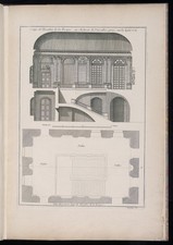 Mariette Versailles Palace Staircase 1720s Vintage Architecture Reprint Wall Art picture