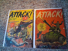 Attack War Comics Lot 1 and 2 issues picture