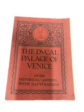 Vintage 1925 DVCAL PALACE OF VENICE Guide Book Paperback ORiginal picture