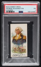 1889 Kinney Bros Leaders Tobacco N222 George Washington PSA 1 11bd picture