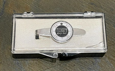 Vtg BSA Boy Scouts of America  Compass Tie Bar Robbins Scouting rounds guy out picture