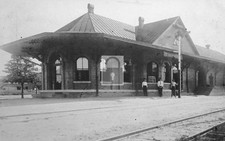 1910 Railroad Train Station Depot Buena Vista Georgia GA - Reprint picture