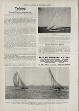 1904 Report Kanawha Wins Steam Yacht Race for Lysistrata Cup Off Sandy Hook Pics picture