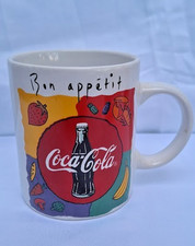 Coca Cola Vintage 1997 Bon Appetit 10oz Cup Coffee Mug By Gibson picture
