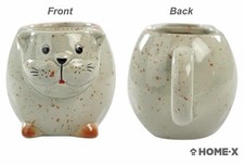 HOME-X CAT TEA CUP, CERAMIC CAT MUG, COFFEE MUG, 16OZ CAPACITY picture