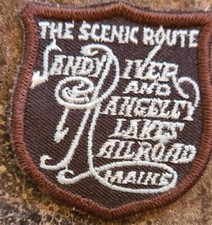 Sandy River & Rangeley Lakes Railroad Maine (SR&RL)  Embroidered Patch picture