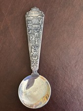 Wonderful Vintage Hardangervidda Norwegian Silver Plated Souvenir Spoon picture