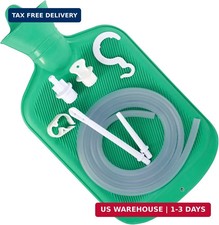 Enema Bag Kit with 5ft Hose Coffee Enemas at Home Water Shower Douche Colon - 2L picture