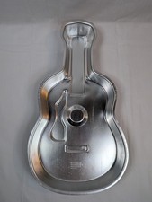 Vintage Wilton Guitar Aluminum Cake Pan 1977 picture