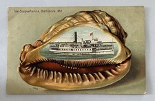 MD. The Susquehanna, Baltimore. Embossed. Posted 1910.                       M picture