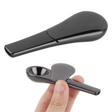 Portable Smoking Pipe Magnetic Metal Spoon Design Gift Box for Father Men Gift picture