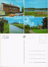 Postcard Varenesch-Goldenstedt multi-picture card with 4 village views 1975 picture