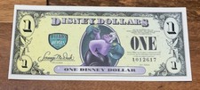 2013 A $1 Ursula & Ariel Little Mermaid Disney Dollar Crisp Unc Disneyland picture