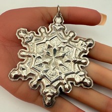 Gorham 1971 Vintage 925 Sterling Silver Christmas Ornament 