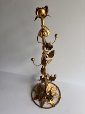 Vtg Hollywood Regency Italy Gold Gilt Display Towel Jewelry Stand Florentine picture