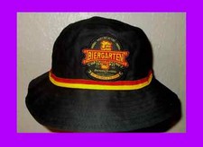 🌴 Disney Parks Meet Me at Biergarten Germany Pavilion Black Bucket Hat NEW picture
