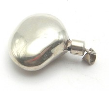 Vintage Unique Modern 925 Sterling Silver Perfume Poison Bottle Pendant 10.5g picture