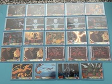 Vintage 1999 Topps Pokémon Mewtwo Strikes Back Movie Set 24 Card lot Charizard picture