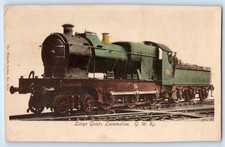 Postcard View of Large Goods Locomotive. G. W. Ry. 1899 Antique Unposted picture