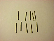 SHORT TAPER PINS BRASS OR STEEL 5 SIZES + 2 ASS. FOR CLOCKS 10 PK picture