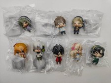 Mekaku City Actors Mini Figure Set 8pcs One Coin Collection Without Stands picture