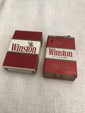 Vintage  Winston Filters Cigarette Lighter Butane Advertising picture