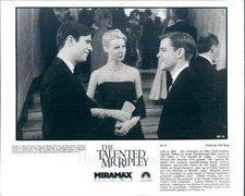 1999 Press Photo Actors Jack Davenport, Gwyneth Paltrow, Matt Damon - rkf1963 picture