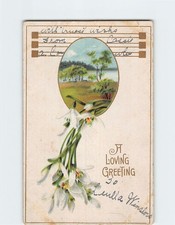 Postcard Floral Art Print A Loving Greeting Card picture