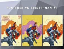 PUNISHER vs SPIDER-MAN #1 FABRIZIO DE TOMMASO 616 Variant ABC SET LTD. 1000 2026 picture