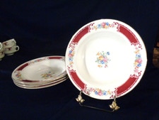 Homer Laughlin Majestic Set of 4 Rimmed Soup Bowls picture