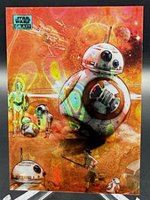 2024 Topps Star Wars Galaxy Archives Adventures of BB-8 Aqua Lava /175 #16 picture